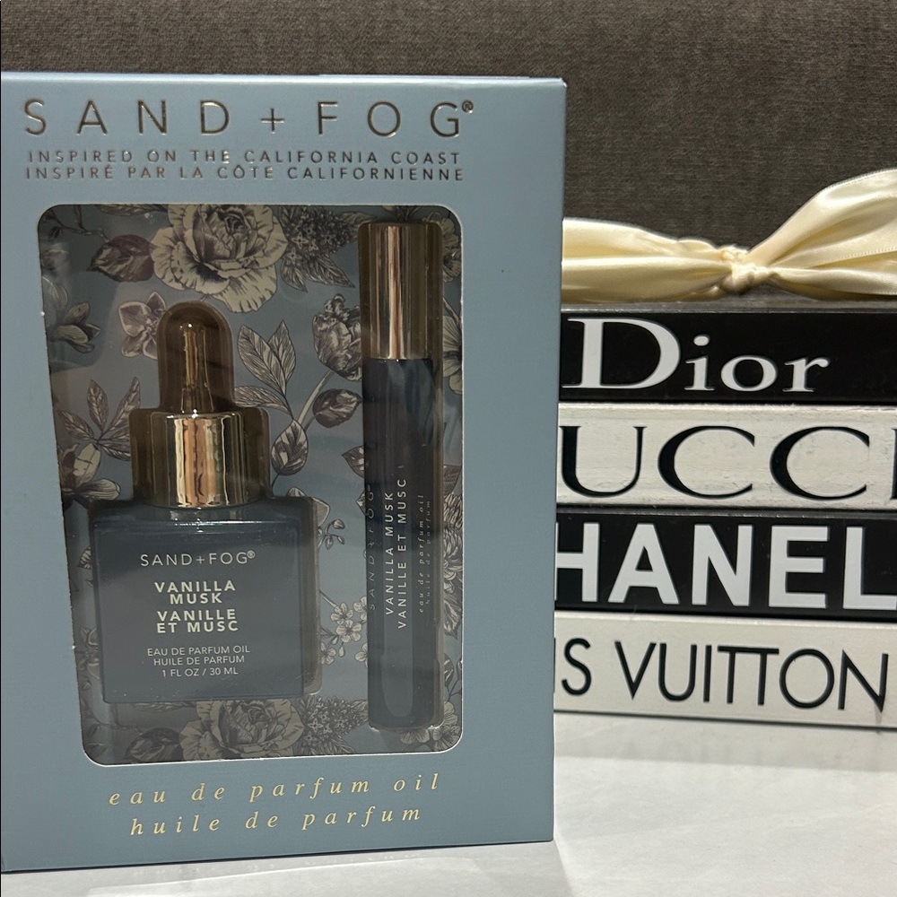 SAND + FOG Vanilla Musk Eau de Parfum Set - Blue